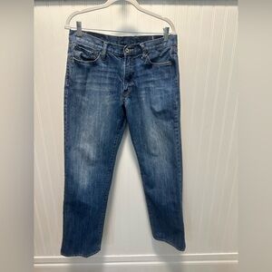 Lucky Brand Woodsman Vintage Straight Men's Blue Jeans Sz 33